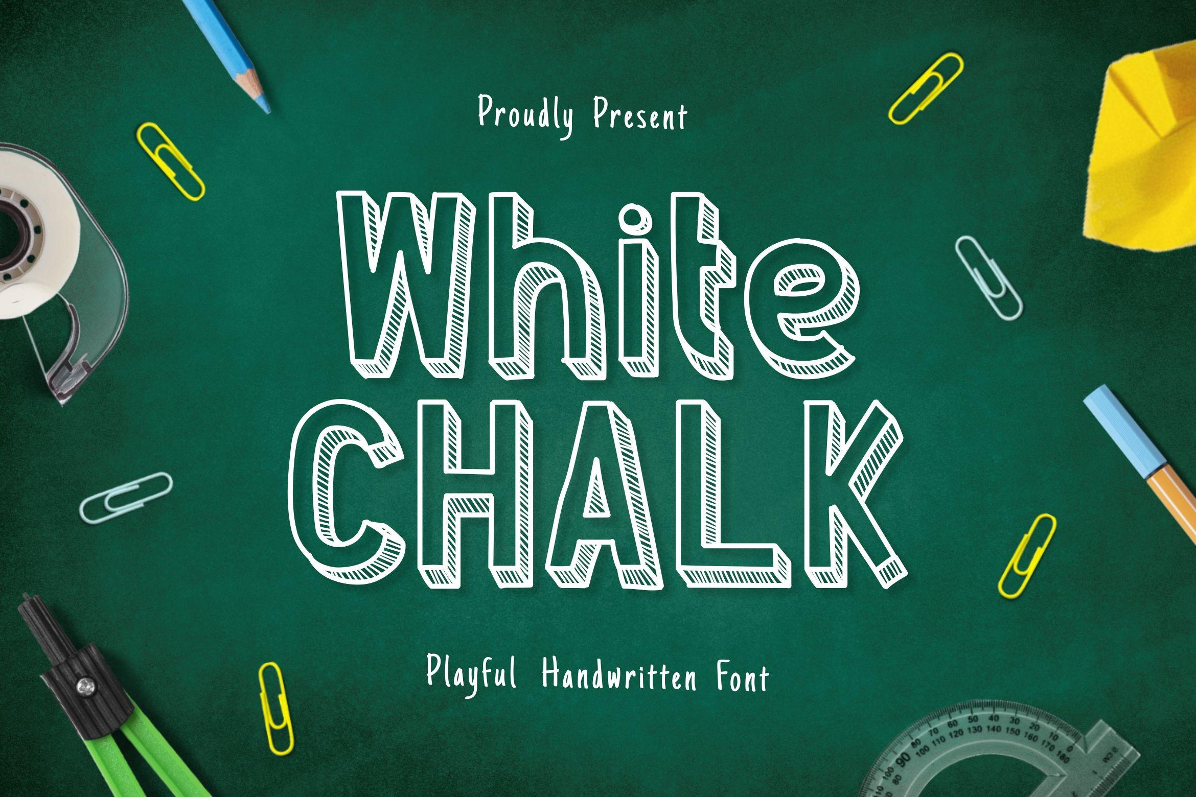 Whitechalk Font