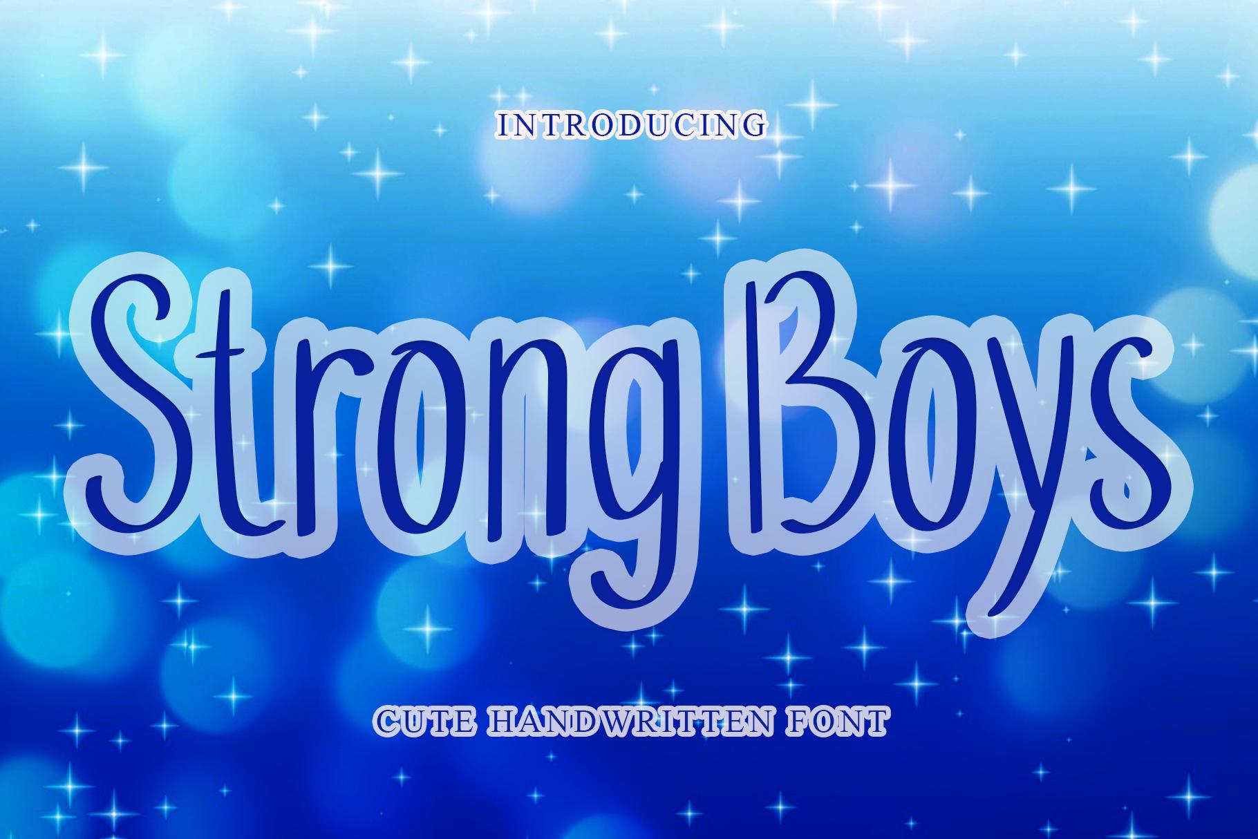 Strong Boys Font