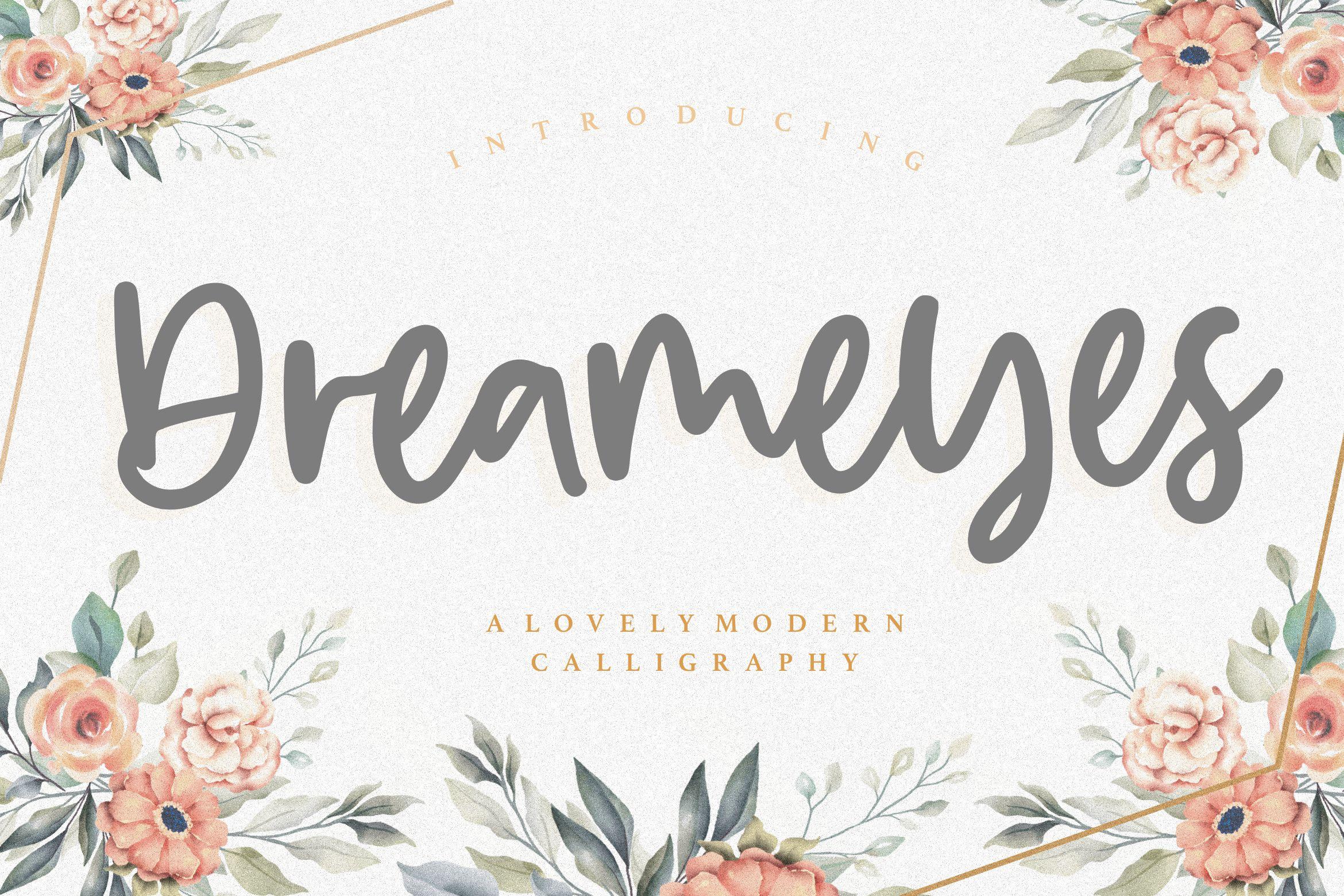 Dreameyes Font