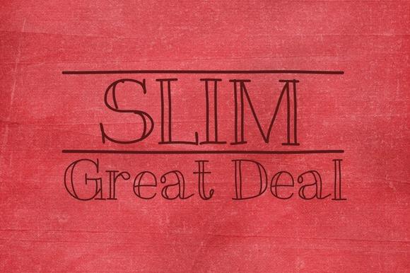 Slim Font