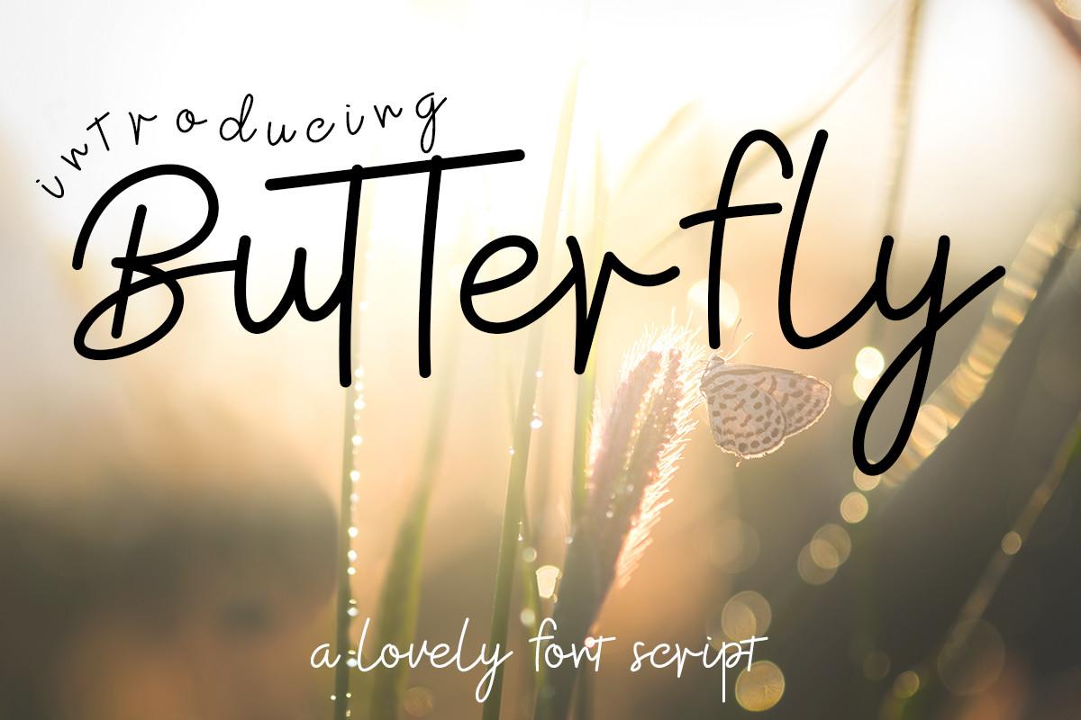 Butterfly Font