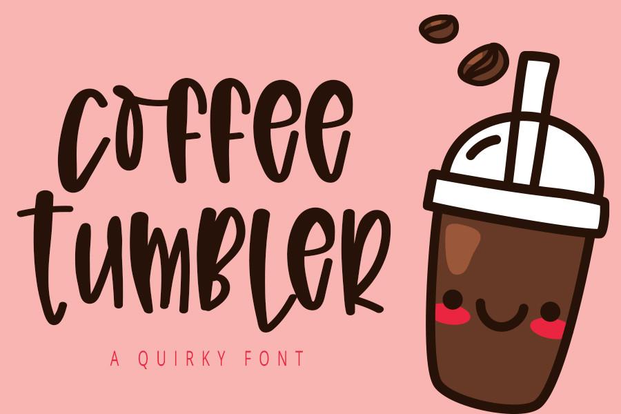 Coffee Tumbler Font