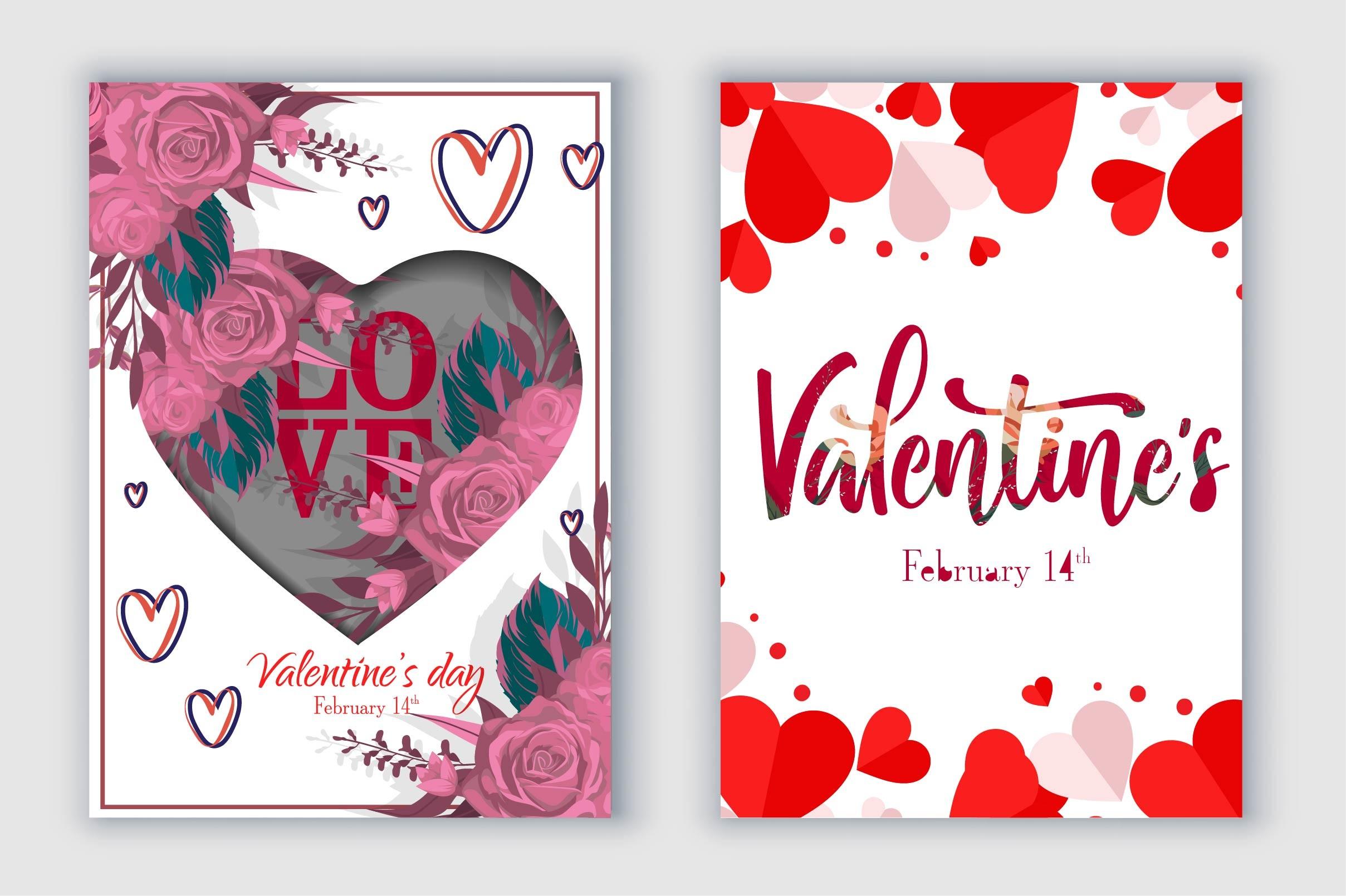 Valentines Cards Background Templates