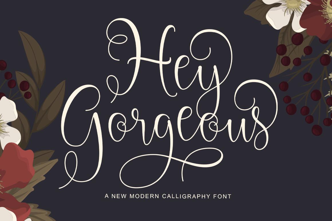 Hey Gorgeous Font