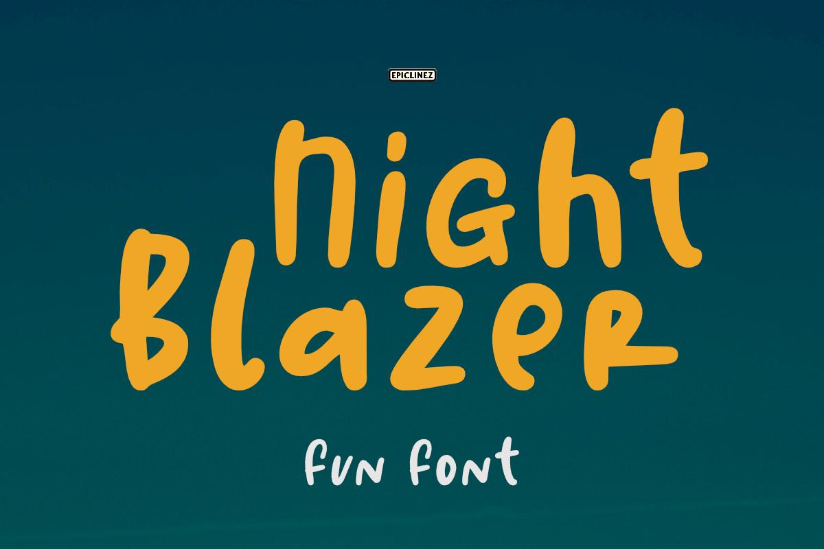 Night Blazer Font