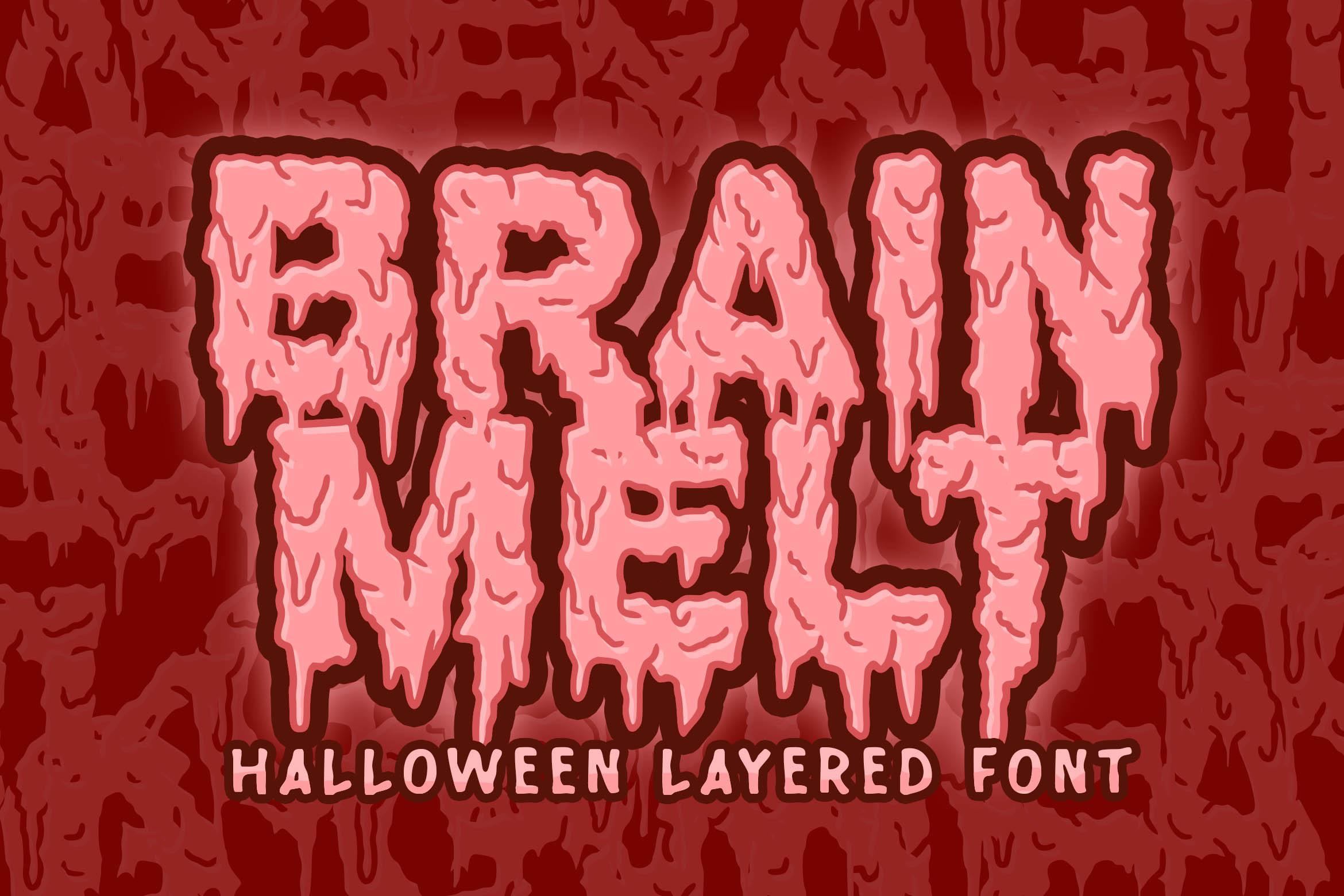 Brain Melt Font
