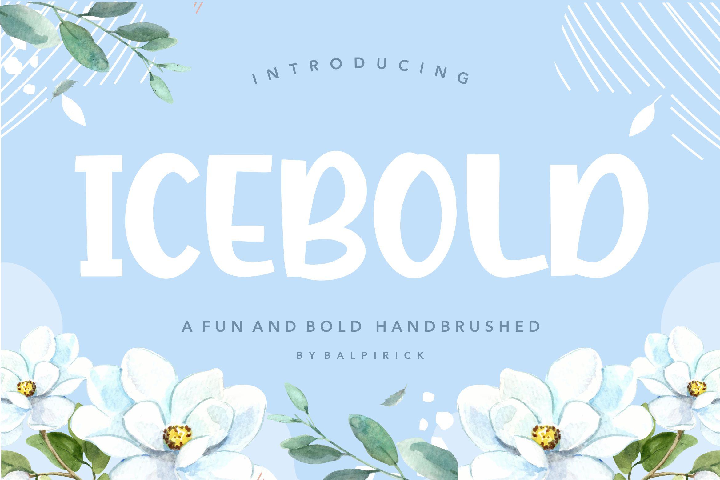 Icebold Font