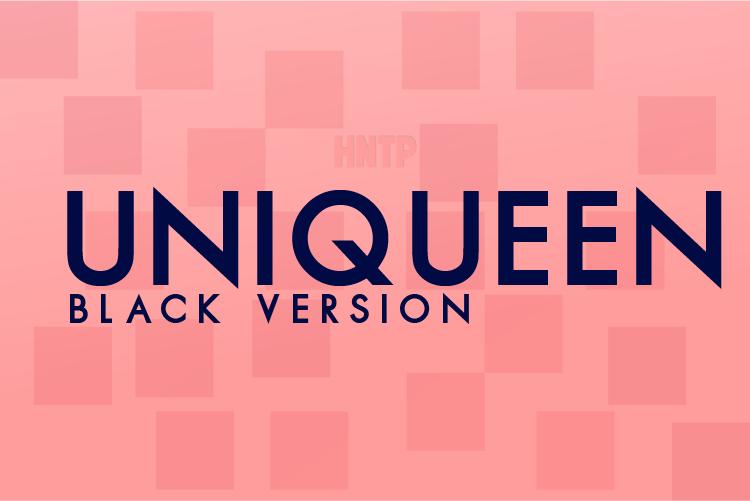 Uniqueen Black Font
