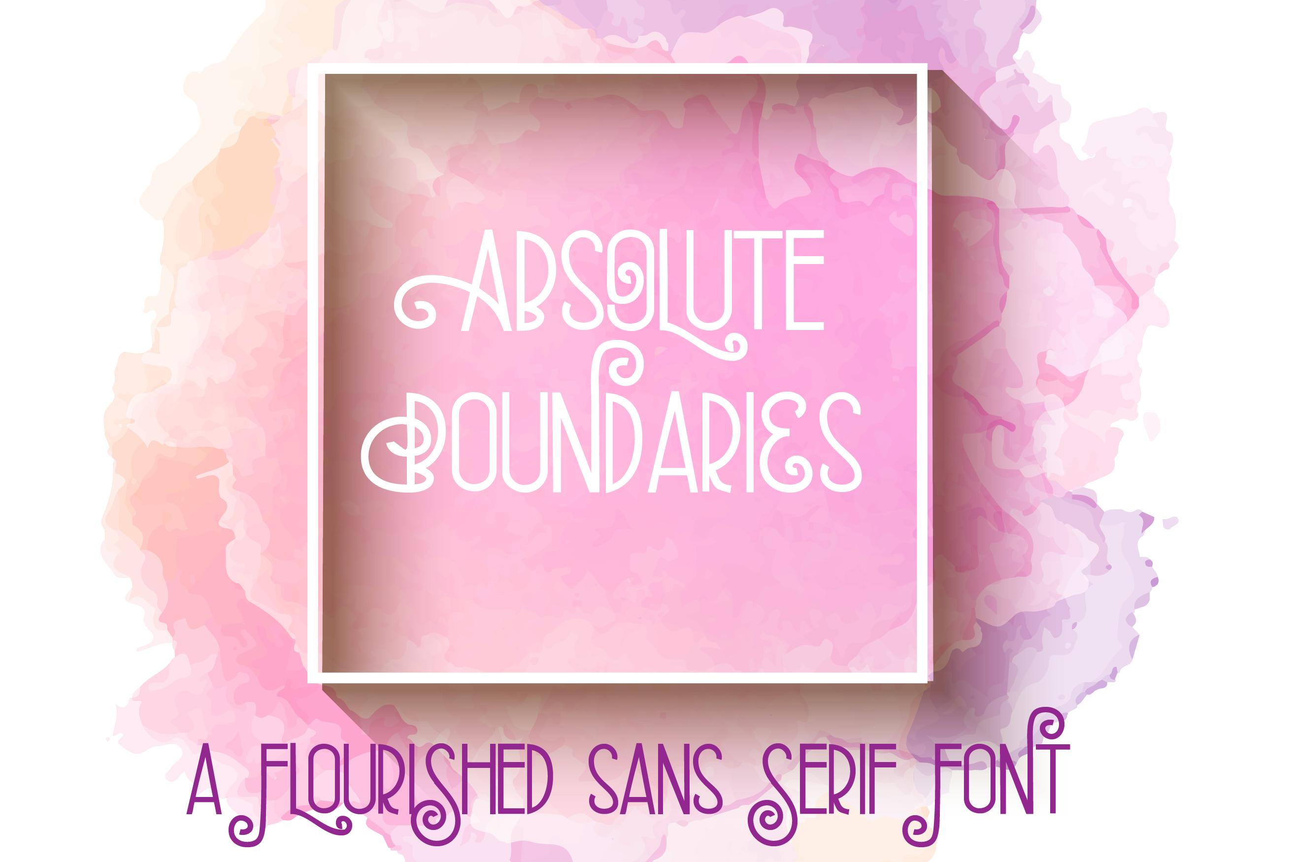 Absolute Boundaries Font