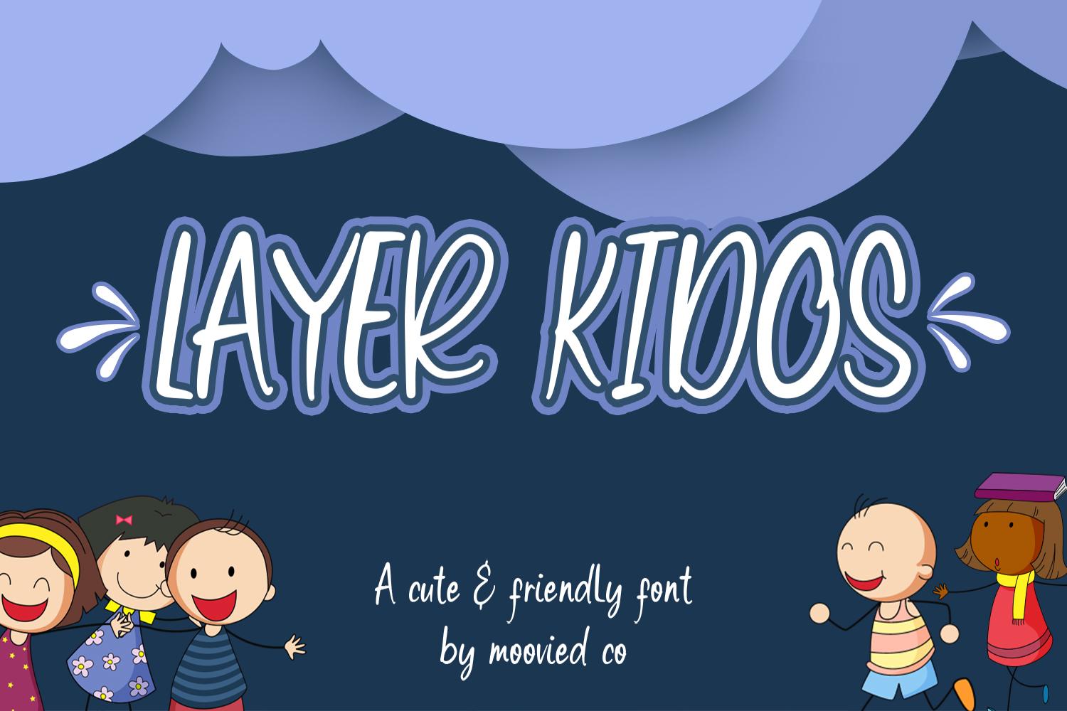 Layer Kidos Font