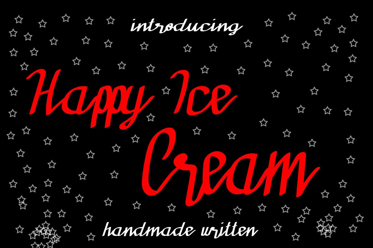 Happy Ice Cream Font