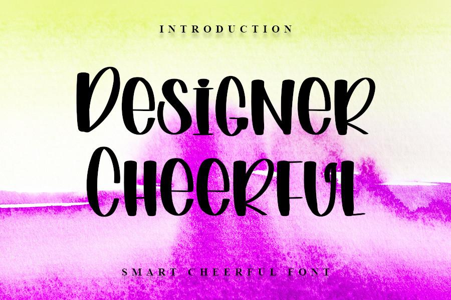 Designer Cheerful Font