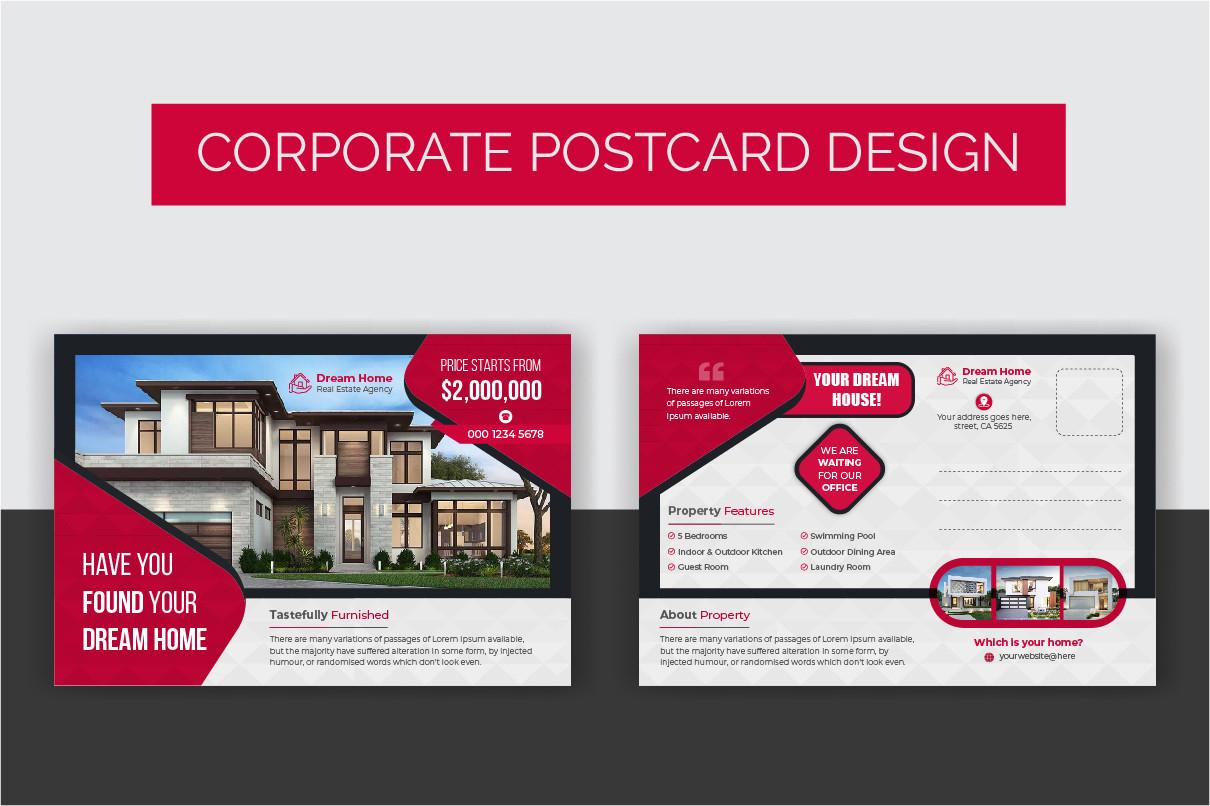 Corporate Postcard Design Template