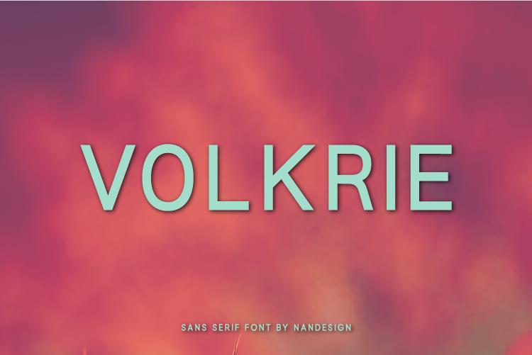 Volkrie Font