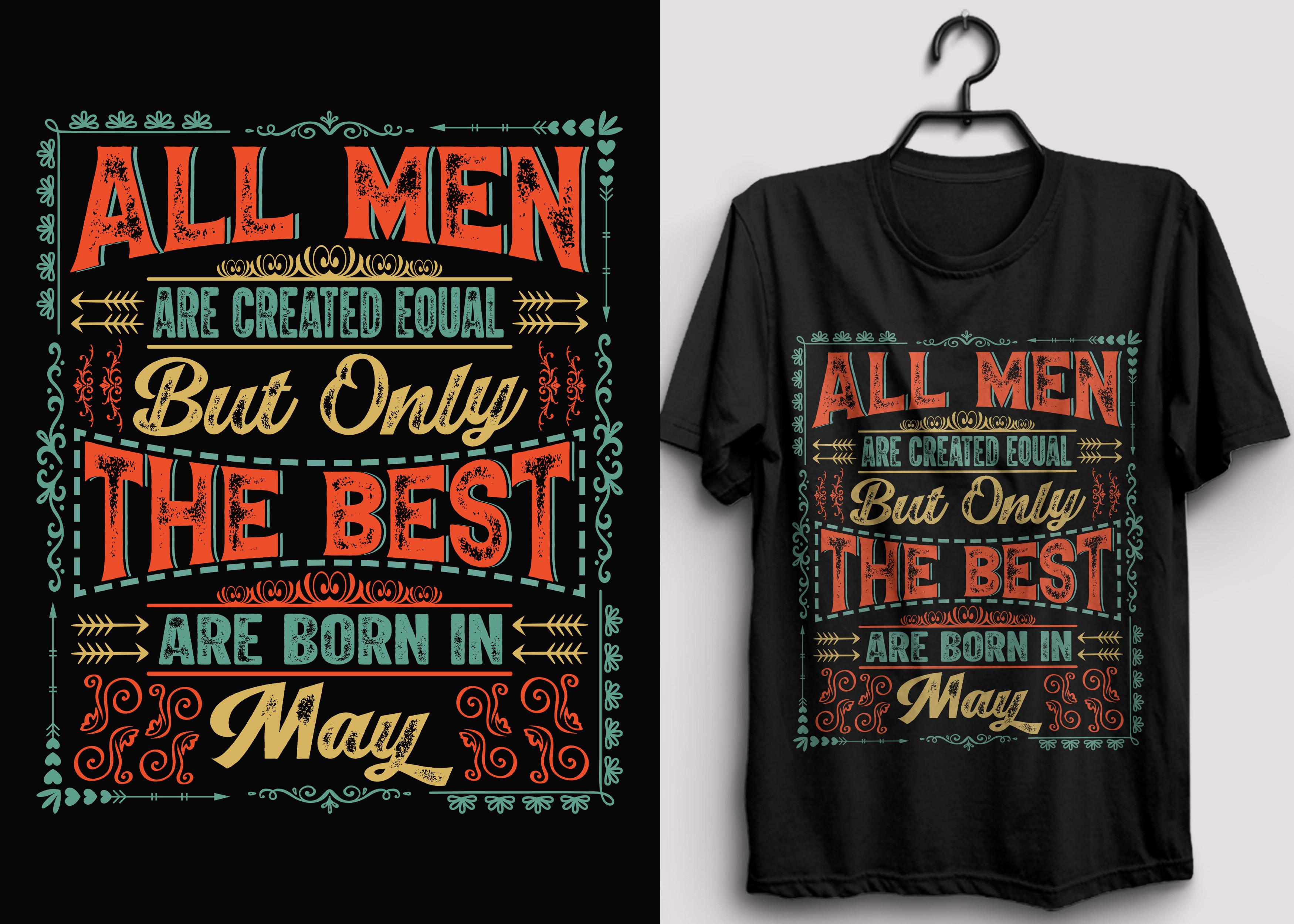 May Birthday T-shirt Design