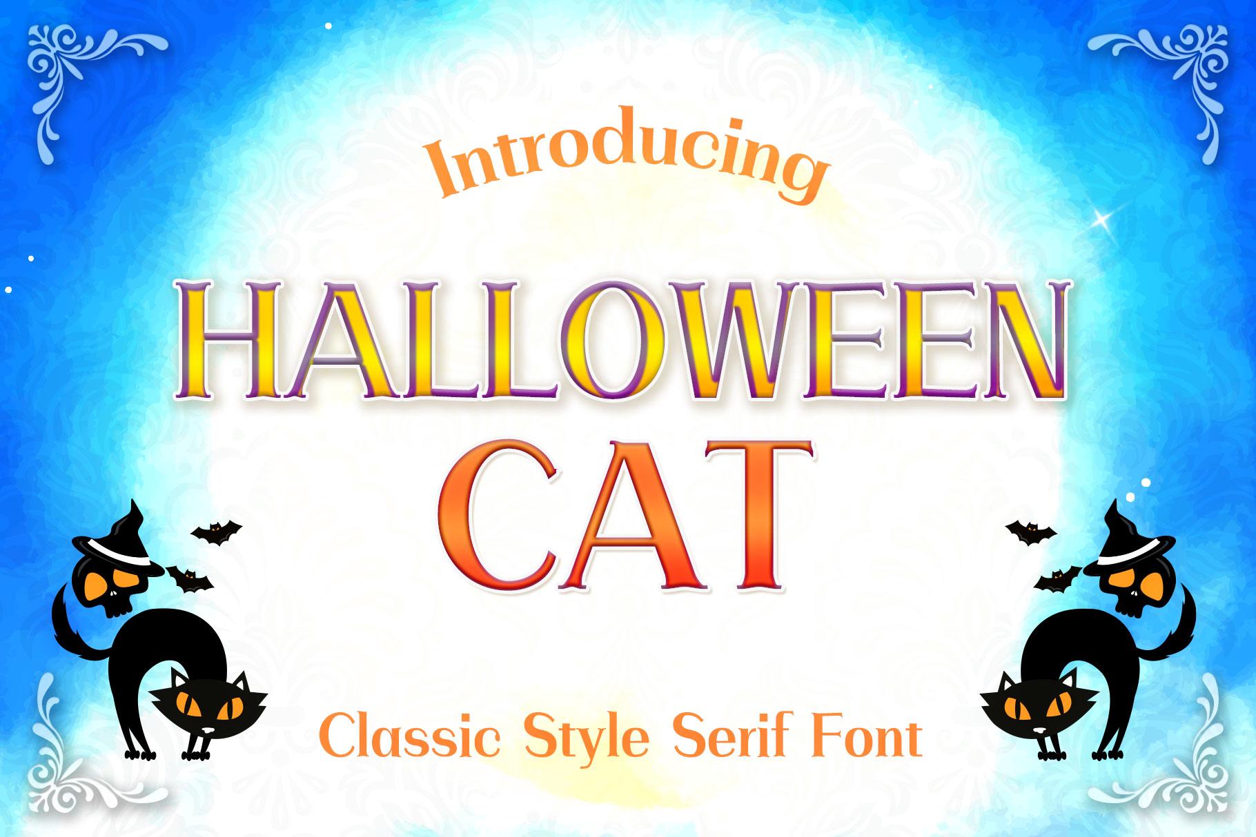 Halloween Cat Font