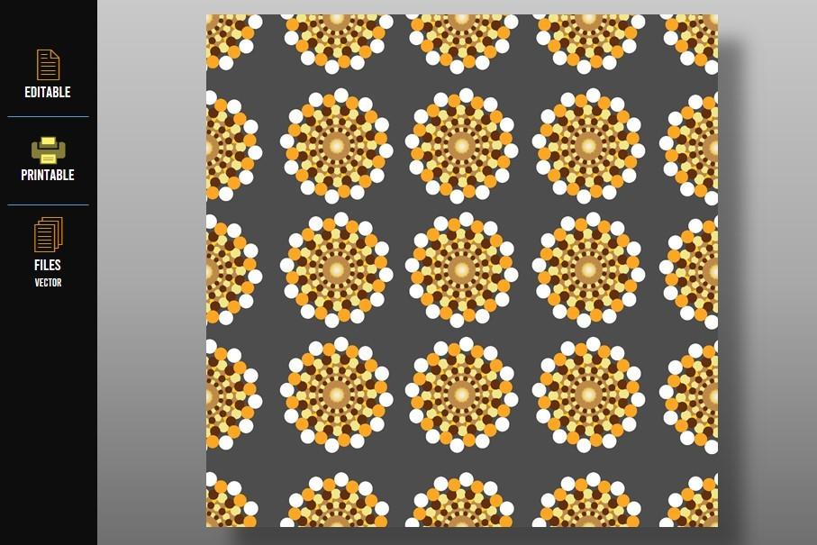 Colored Flowers Pattern