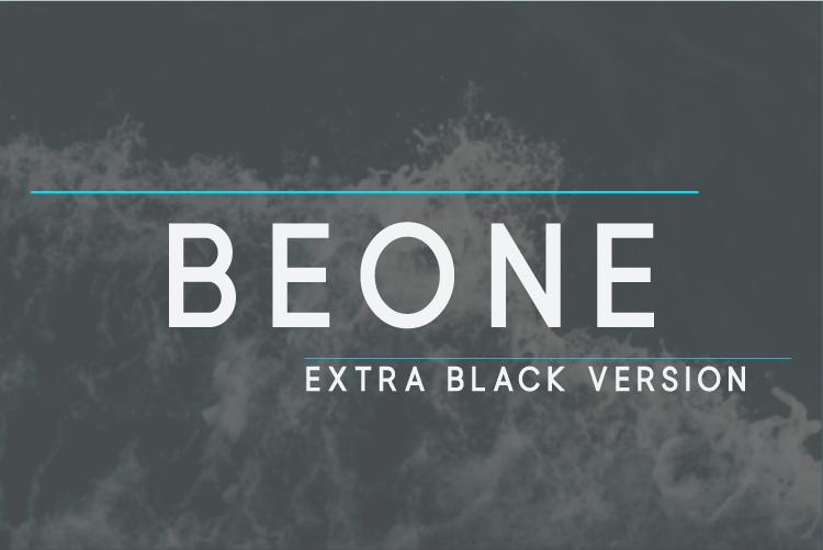 Beone Extra Black Font