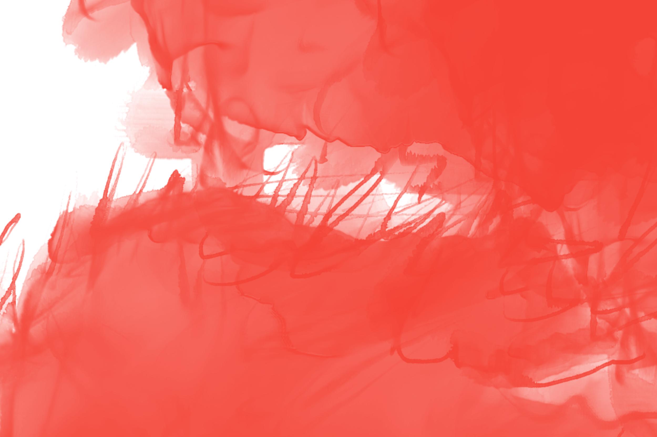 Watercolor Stains Wedding