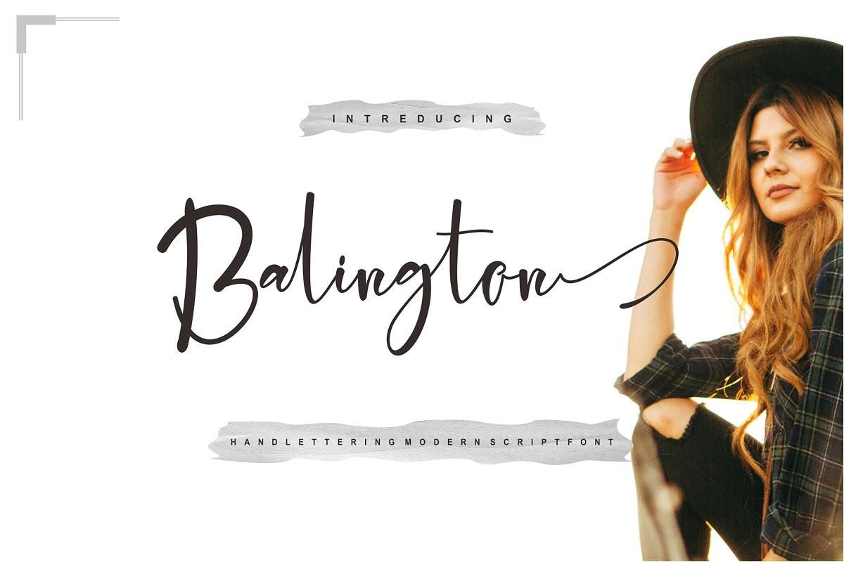 Balington Script Font