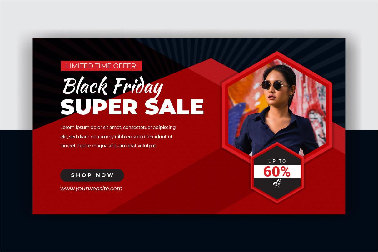Black Friday Sale Web Banner Template
