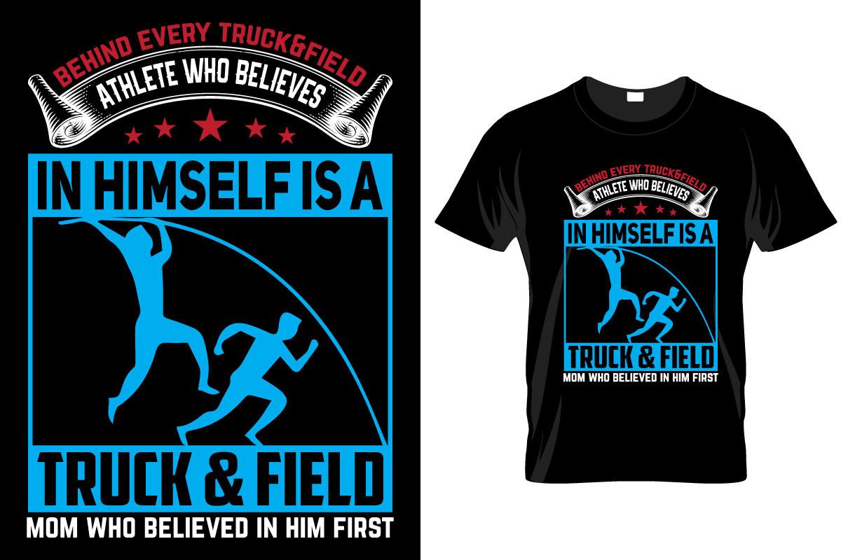 Track and Field T Shirt Design SVG