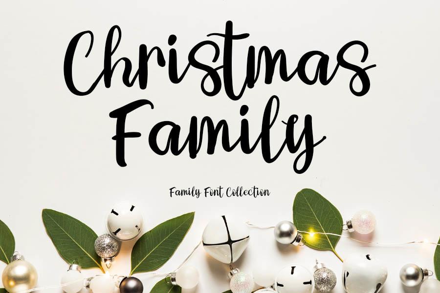 Christmas Family Font