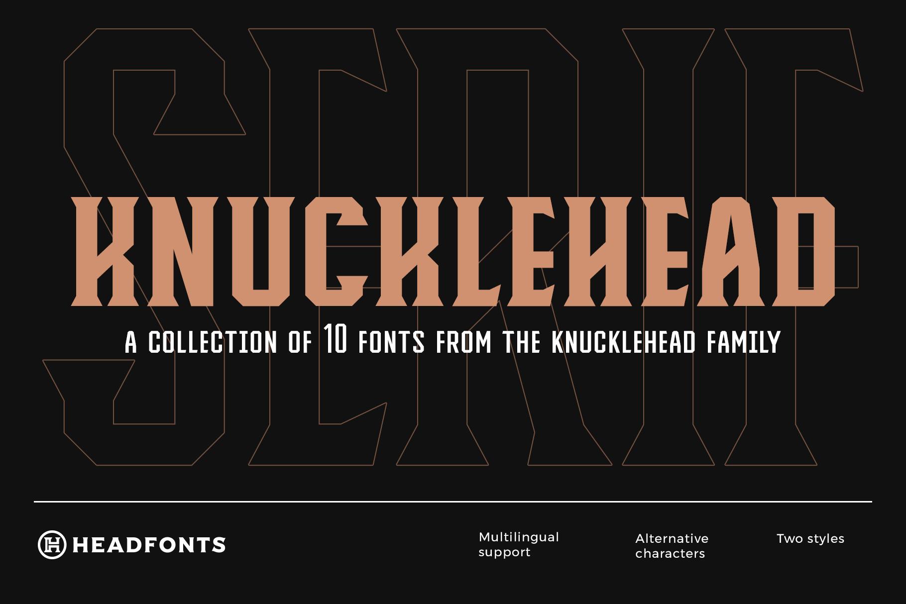 Knucklehead Font