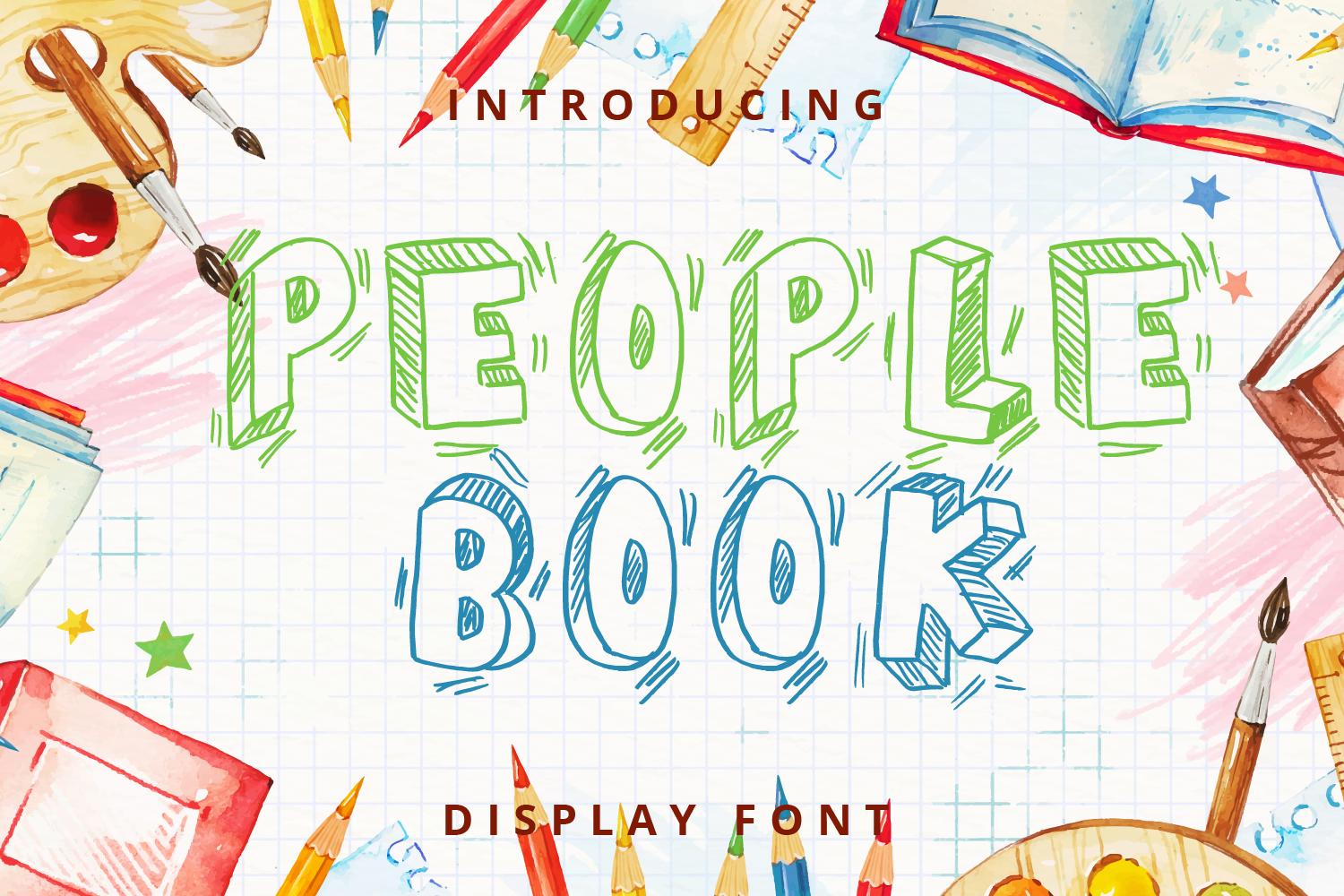 People Book Font