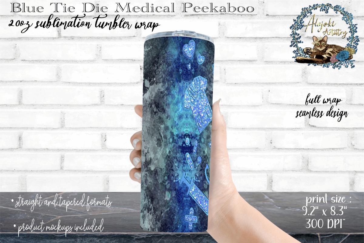 Tie Die Medical Peekaboo Tumbler Wrap