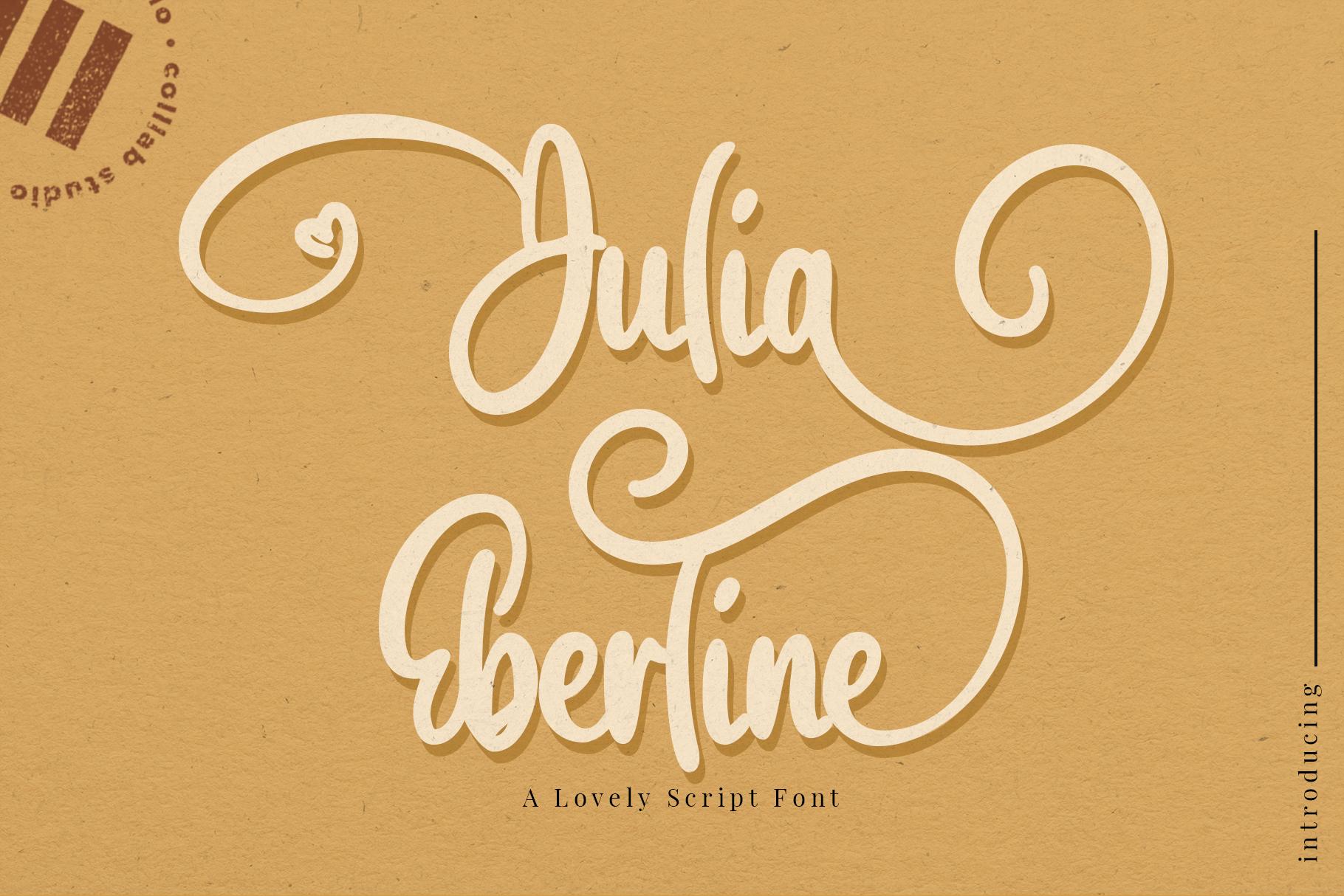 Julia Eberline Font