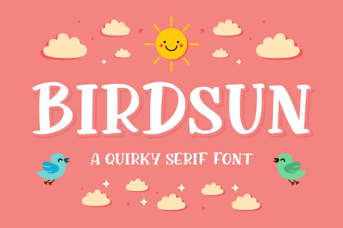 Birdsun Font