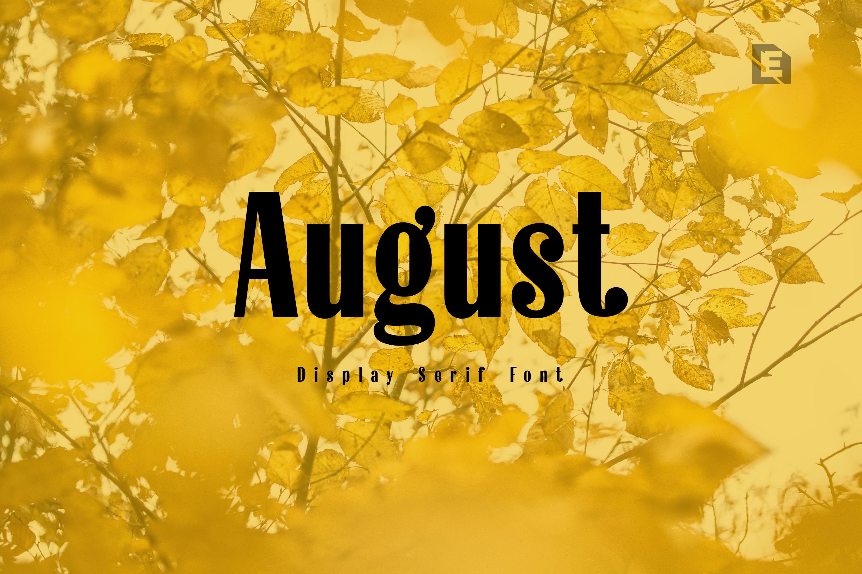 August Font