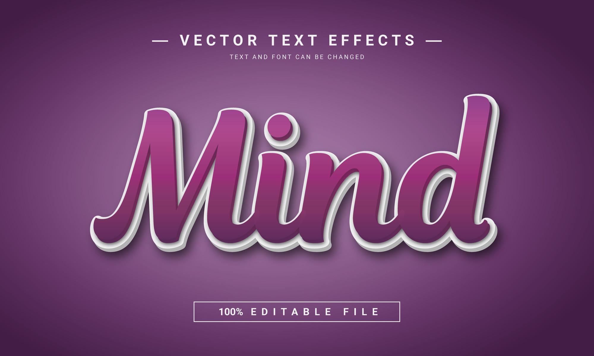 Editable Text Effect