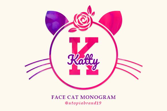 Face Cat Monogram Font