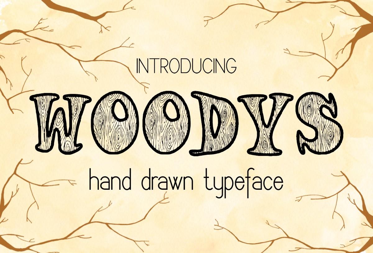 Woodys Font