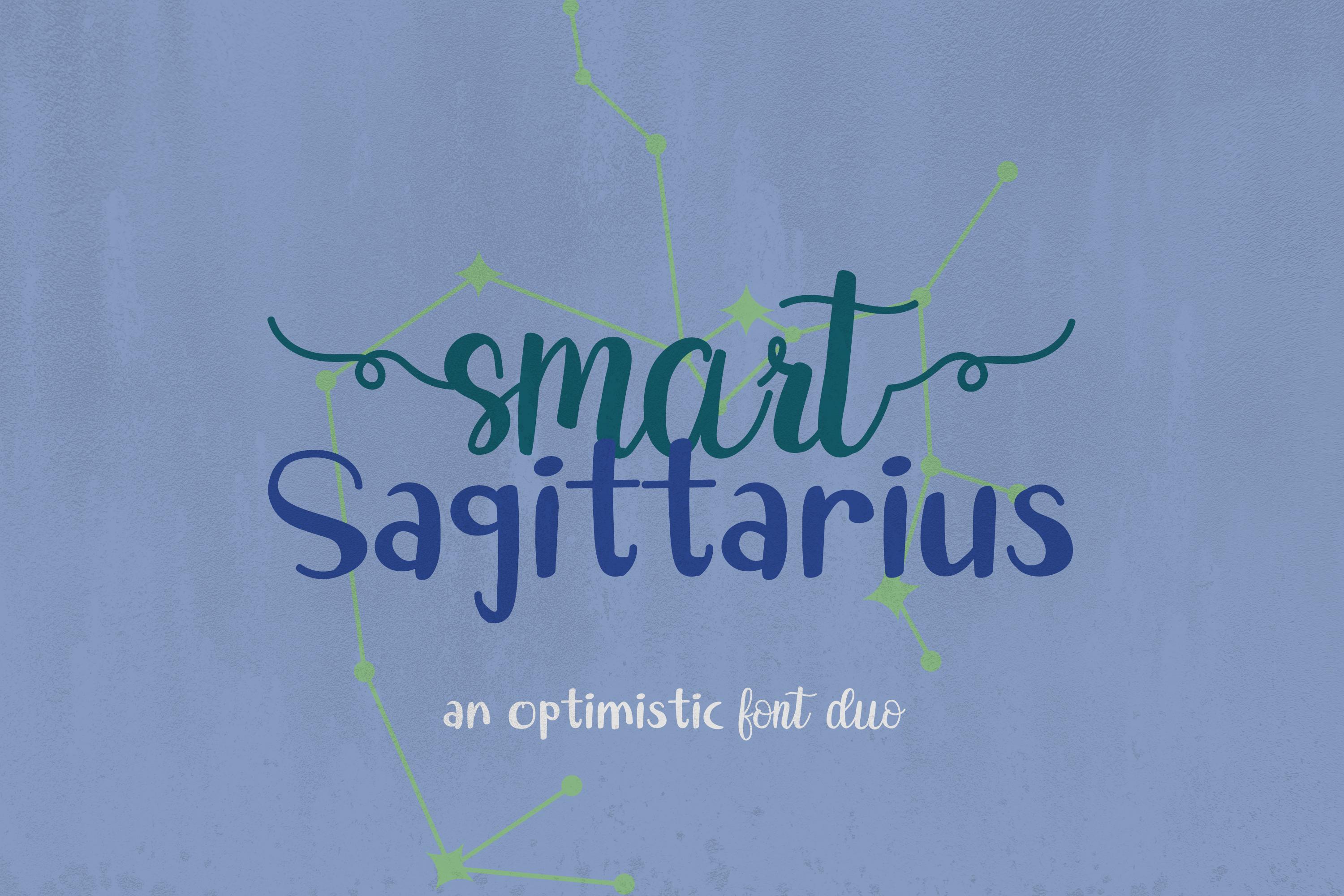 Smart Sagittarius Duo Font
