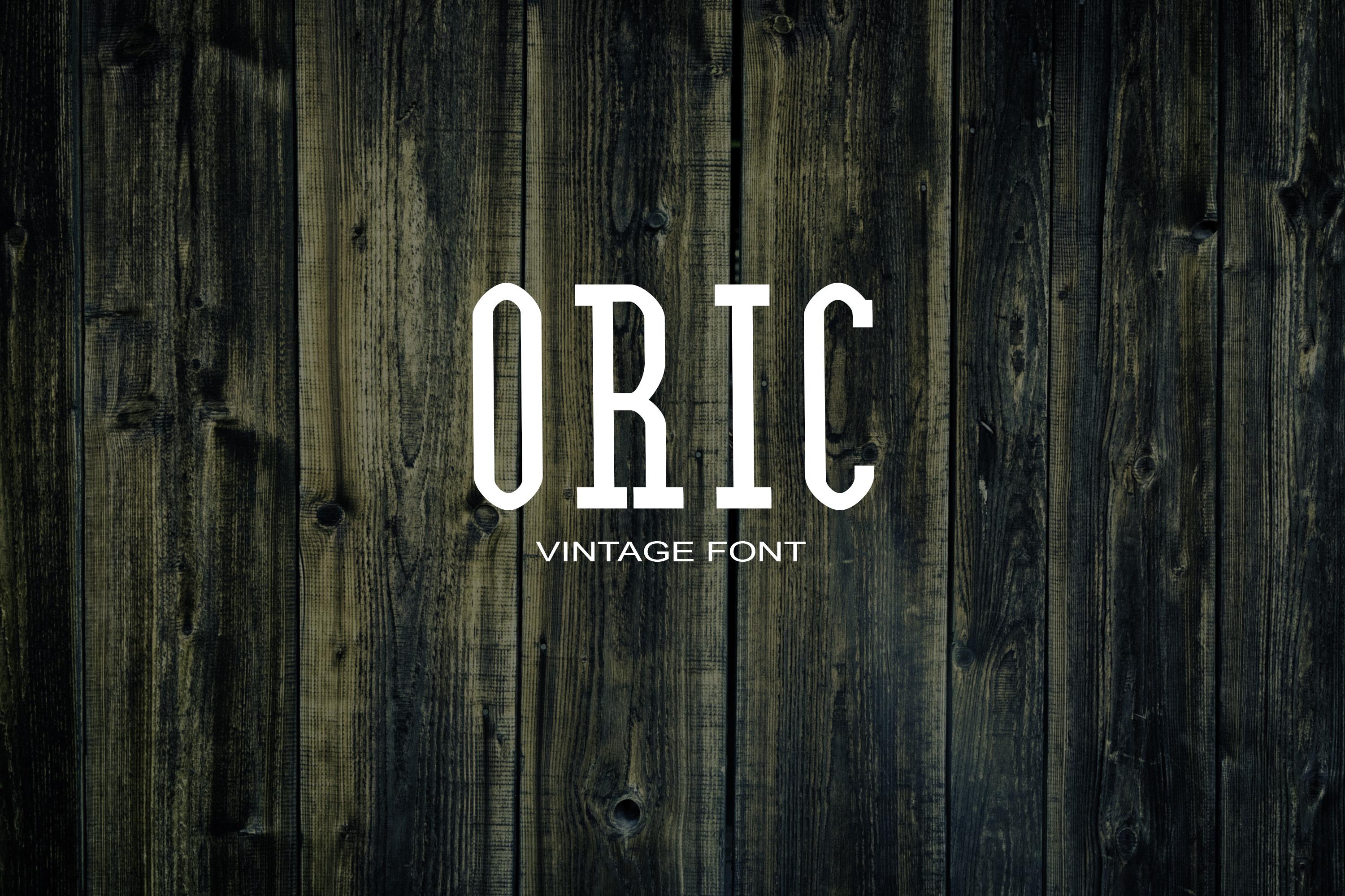 Oric Font