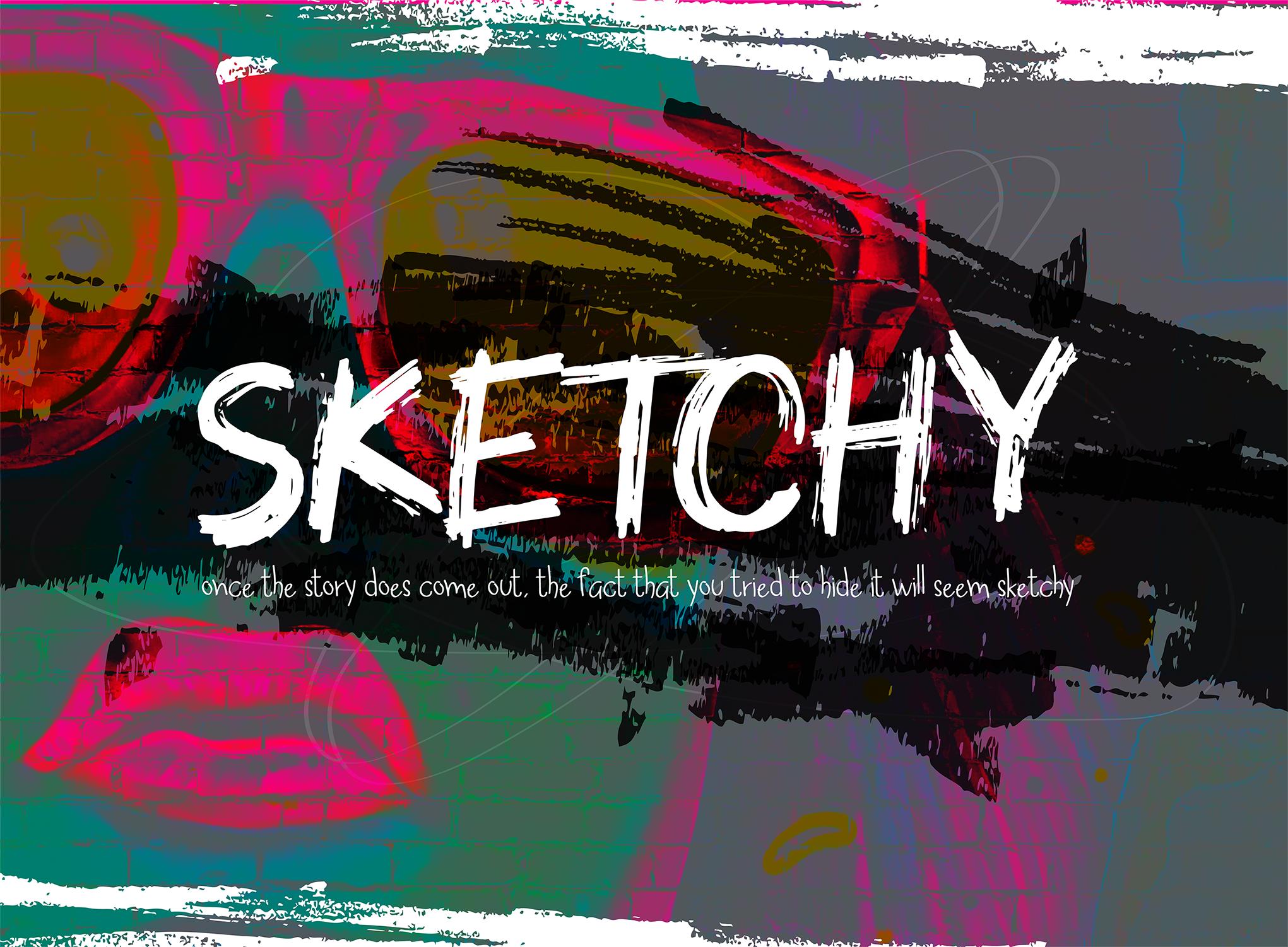 Sketchy Font