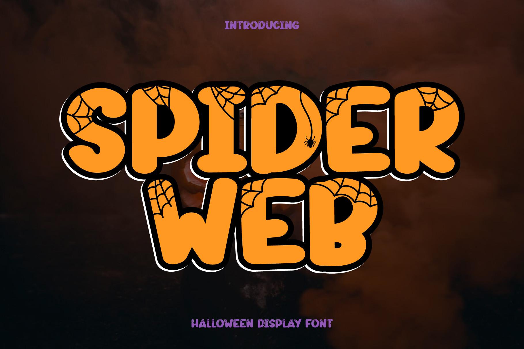 Spider Web Font