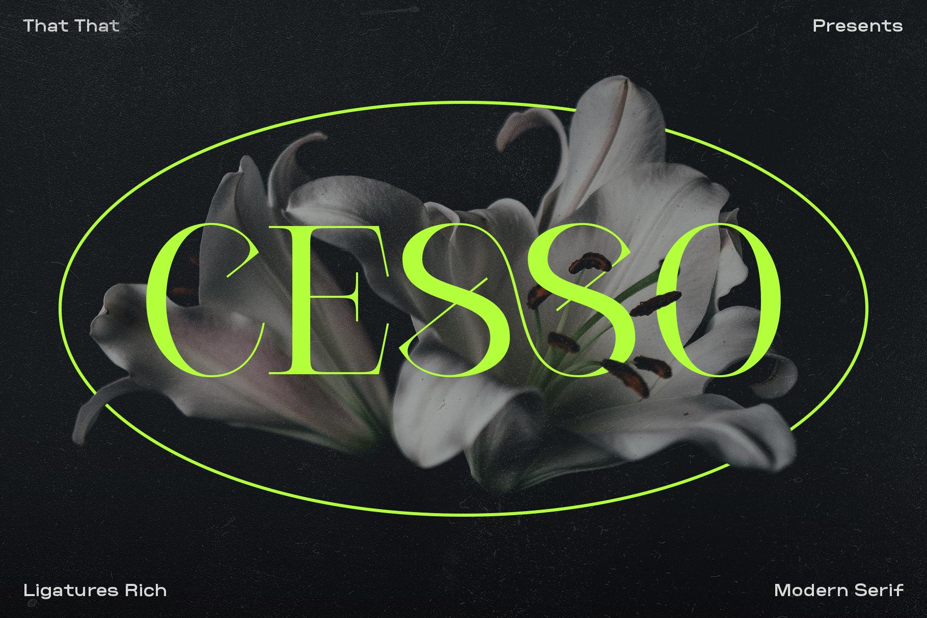 Cesso Font