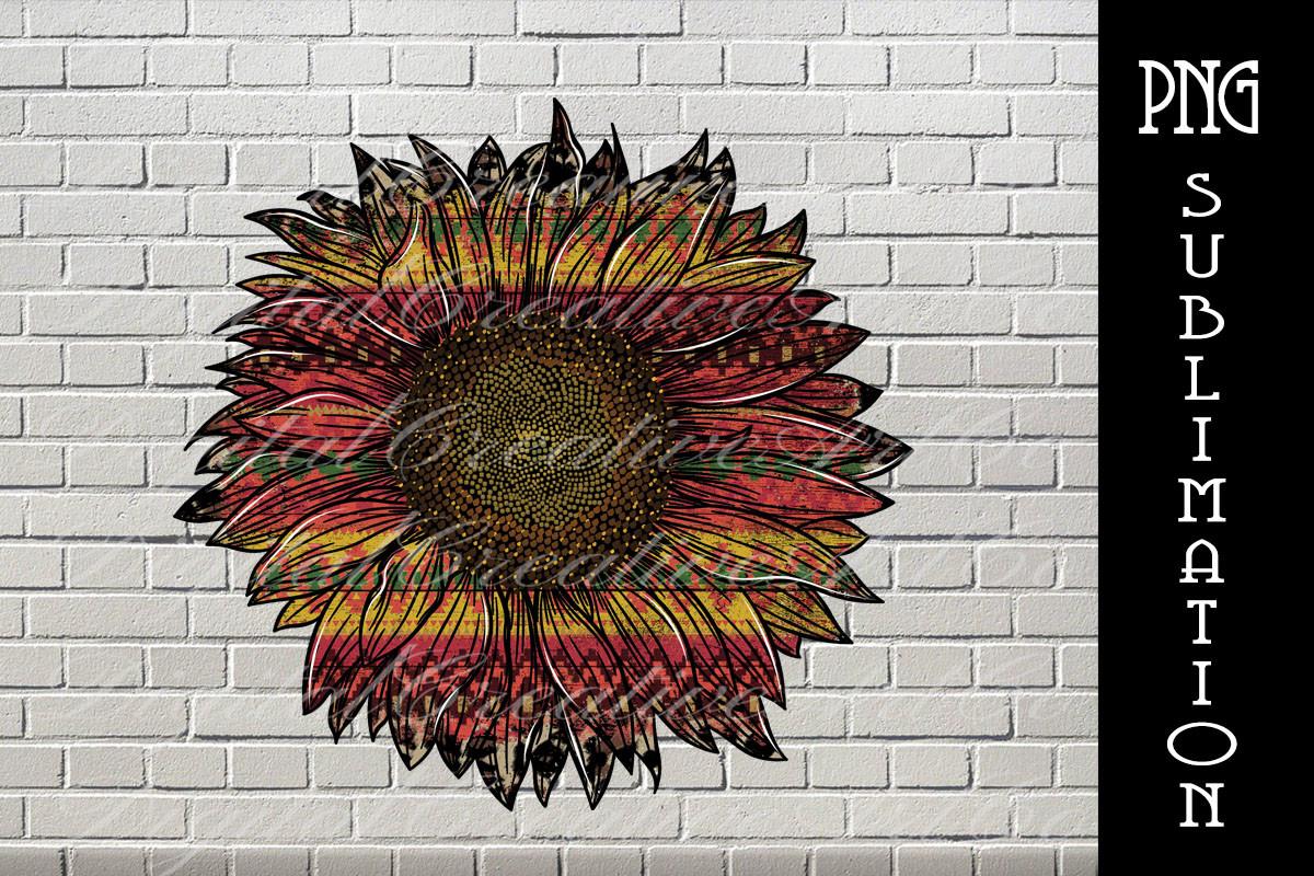 Sunflower Western Sublimation Aztec
