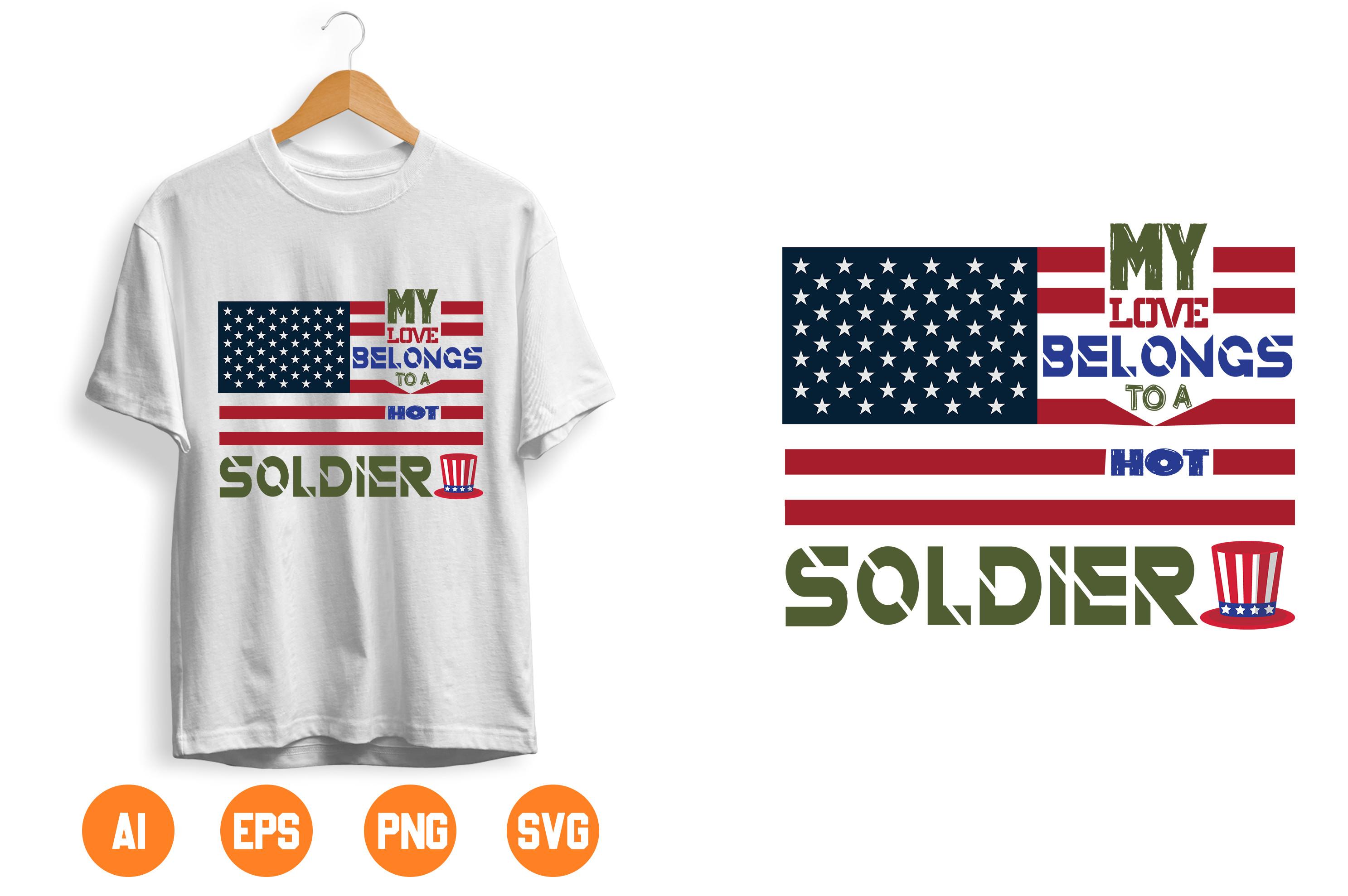 My Love Belongs to a Hot Soldier.