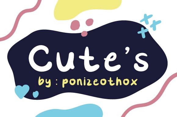 Cute's Font