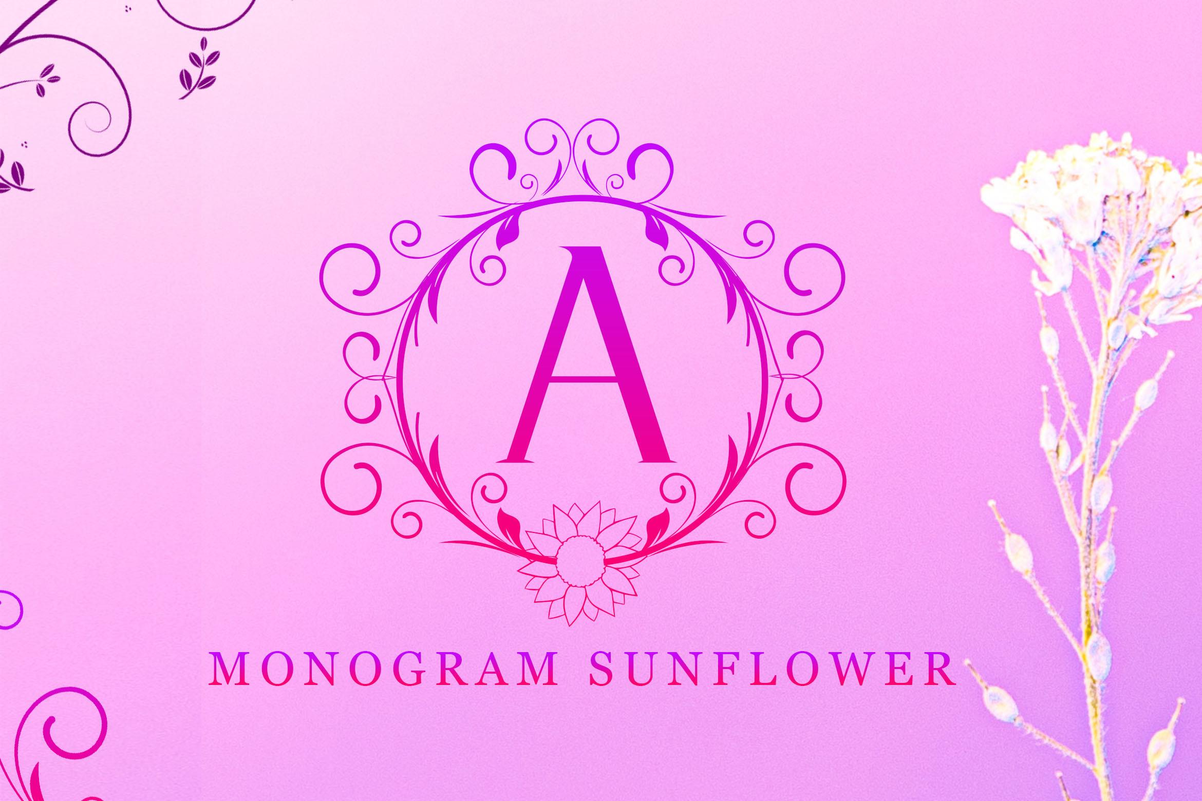 Monogram Sunflower Font