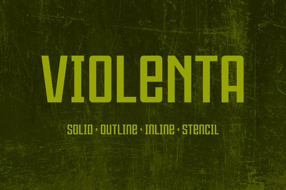 Violenta Family Font