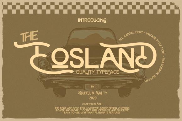 Eosland Font