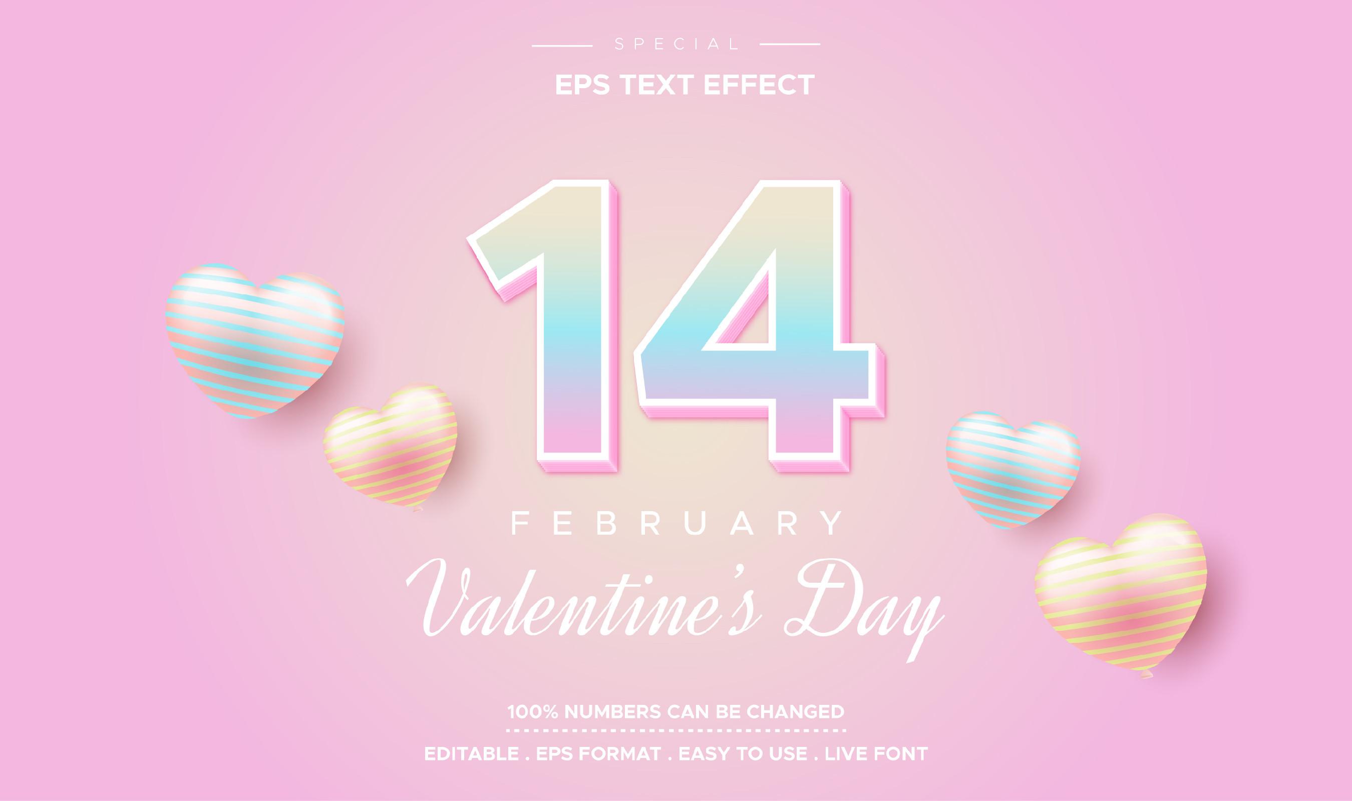 Beautiful Valentines Day Text Effect