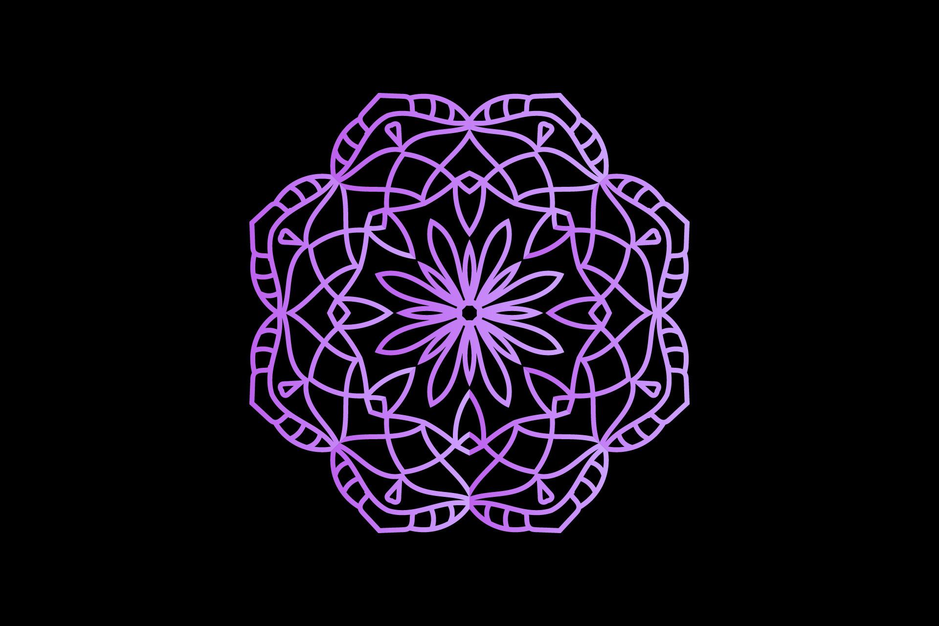 Beauty Mandala Ornament Design