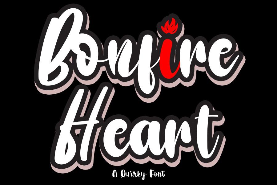 Bonfire Heart Font